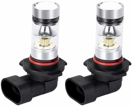 Bombillas LED 9005/9006 para faros y antiniebla, 100W blancas