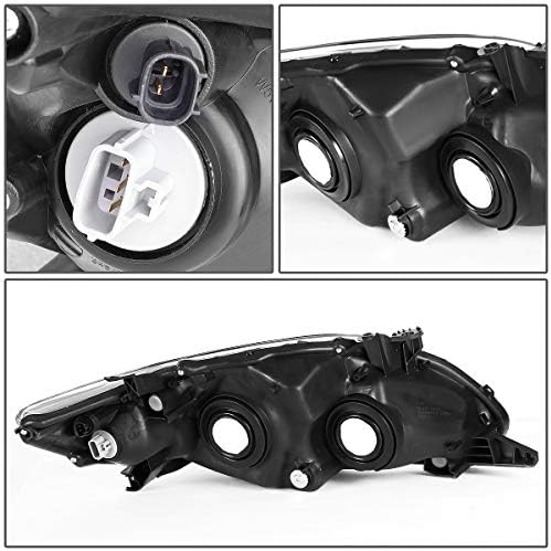 Conjunto faros DNA MOTORING para Toyota Corolla 2011-2013, cromado ámbar