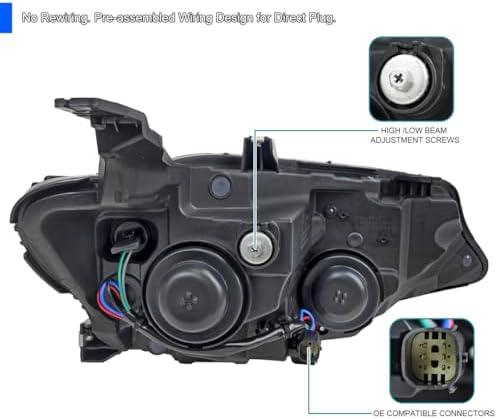Faros proyectores cromados para Chevy Malibu 2019-2024, par halógenos