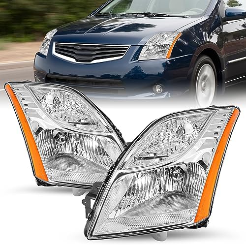 Conjunto faros SOCKIR para Nissan Sentra 2010-2012, cromado ambos lados