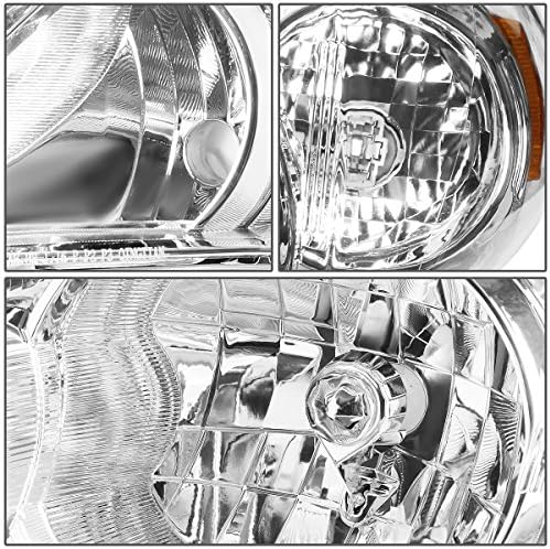 Conjunto faros DNA MOTORING para Toyota Corolla 2011-2013, cromado ámbar