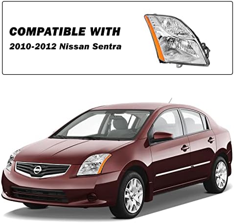 Conjunto faros SOCKIR para Nissan Sentra 2010-2012, cromado ambos lados