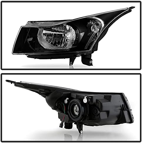 Faros ACANII para Chevy Cruze 2011-2015, carcasa negra ambos lados