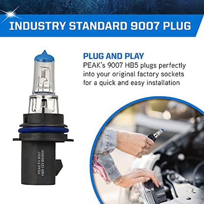 Faros PEAK Power Vision 9007/HB5 de alto rendimiento